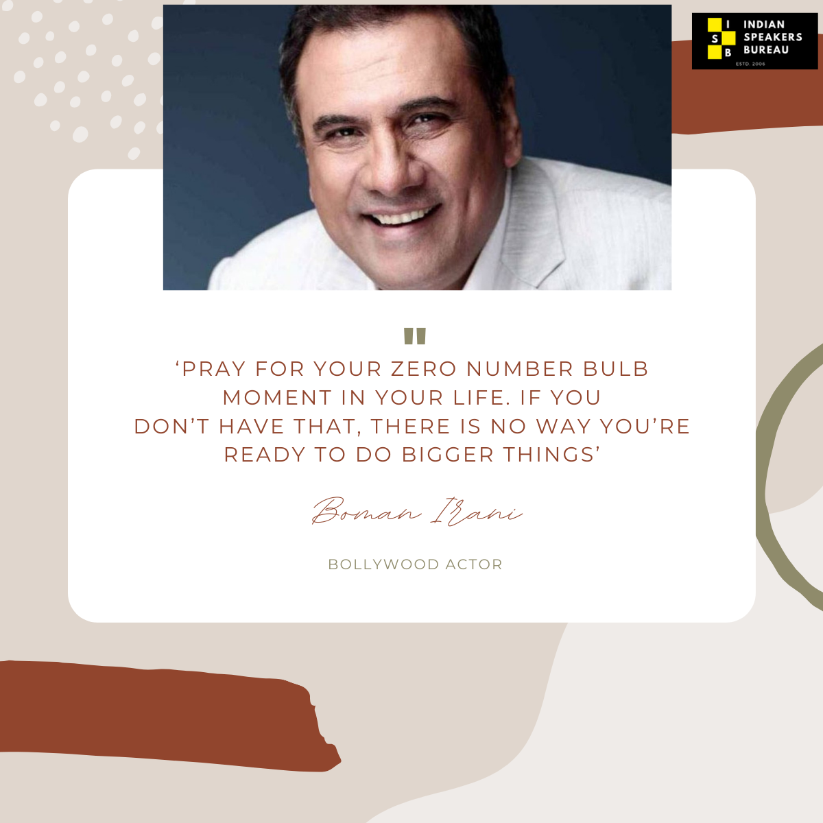 Inspirational life and quotes of Boman Irani: Transformation from a 