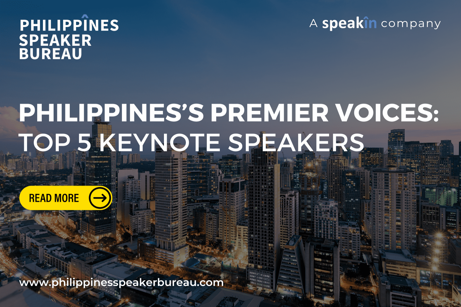 Philippines' Premier Voices: Showcasing the Top 3 Keynote Speakers